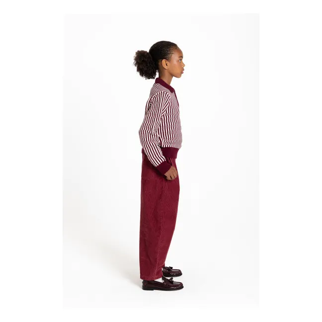 Pantalon Balloon Ginger | Rouge cerise