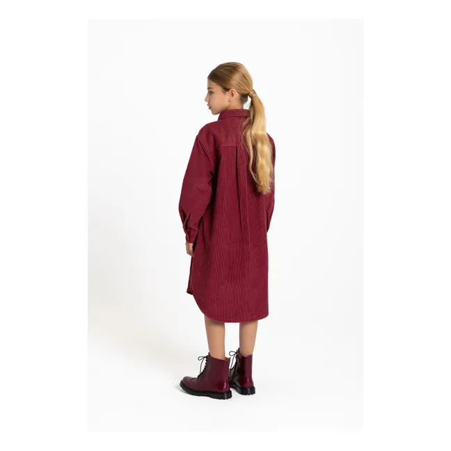 Robe Chemise Silva | Rouge cerise