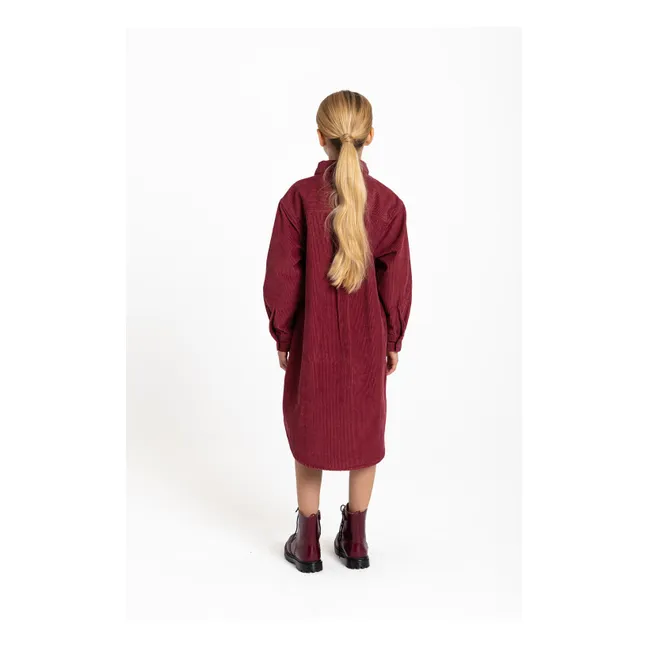 Robe Chemise Silva | Rouge cerise