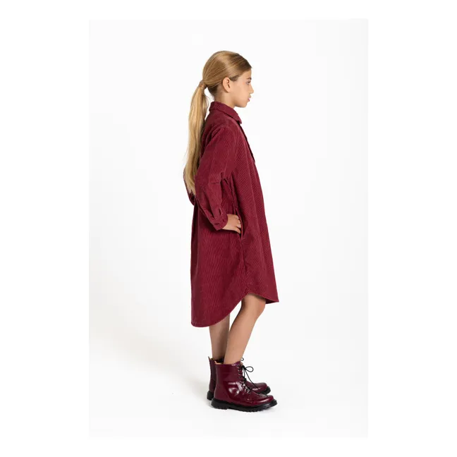 Robe Chemise Silva | Rouge cerise