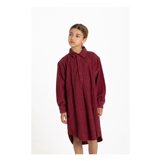 Robe Chemise Silva | Rouge cerise