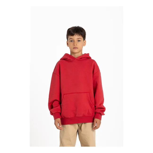Sweat Noa Coton Bio | Rouge foncé