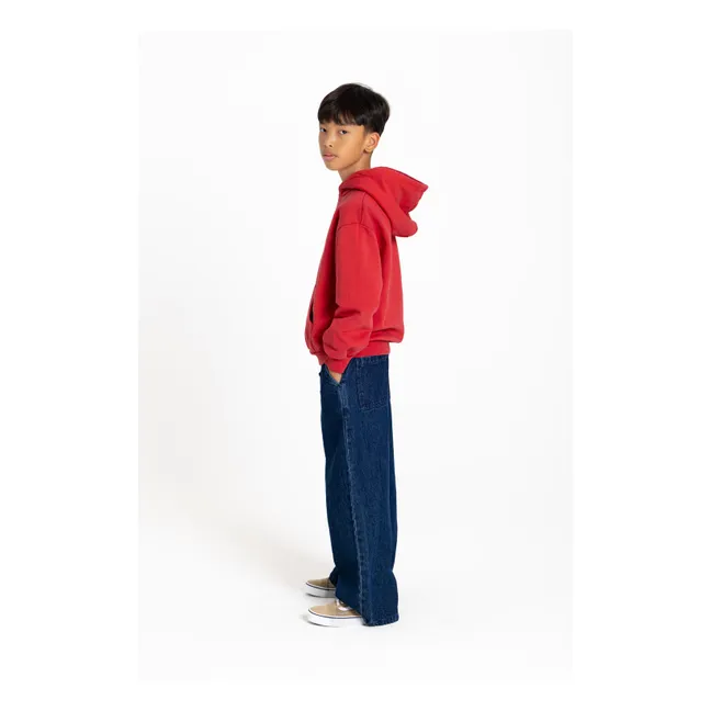 Sweat Noa Coton Bio | Rouge foncé