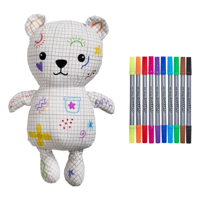 Peluche Ours à colorier