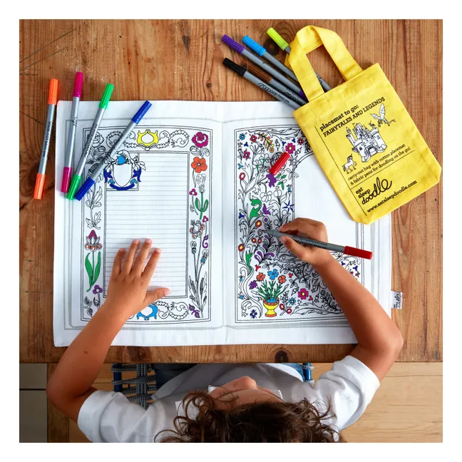 Fairy Tale Coloring Placemat