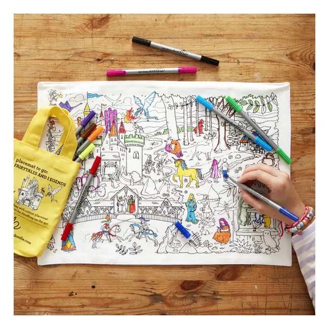 Fairy Tale Coloring Placemat