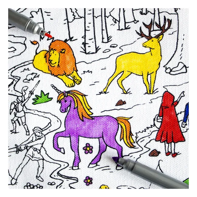 Fairy Tale Coloring Placemat