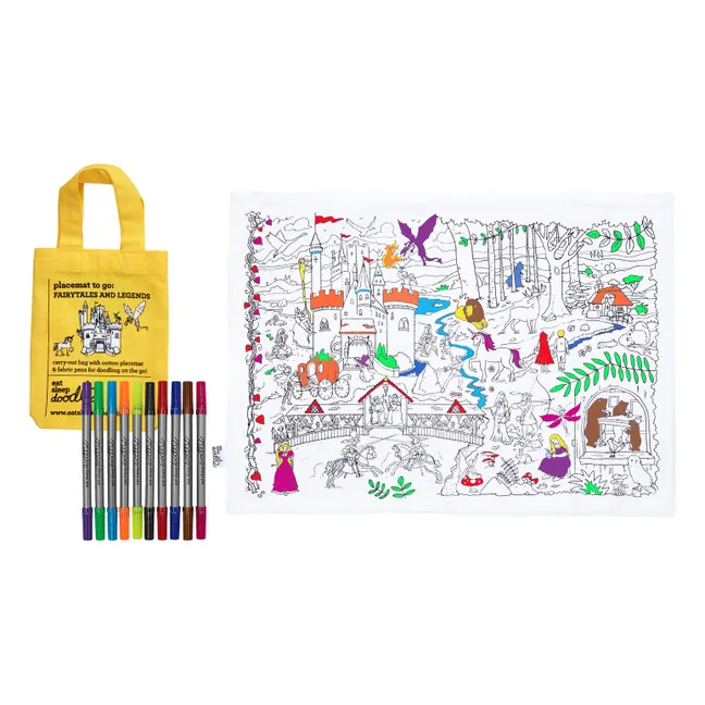 Fairy Tale Coloring Placemat