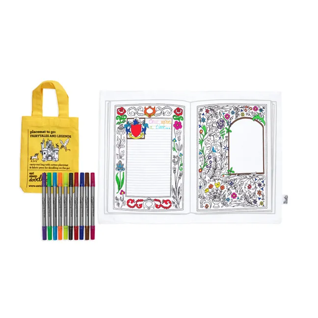 Fairy Tale Coloring Placemat