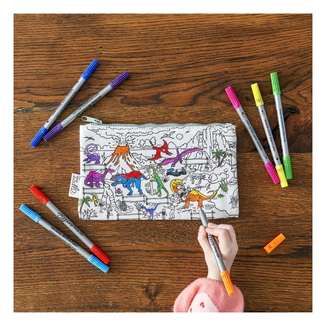Trousse à colorier Dino