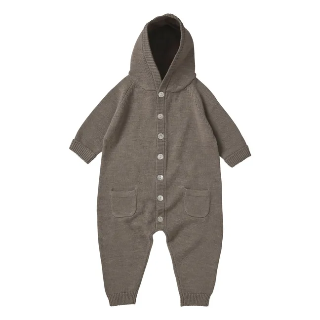 Overall aus Merinowolle | Haselnussbraun
