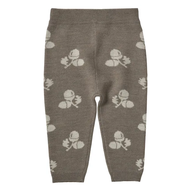 Acorn Fine Knit Merino Wool Baby Jogger | Hazel