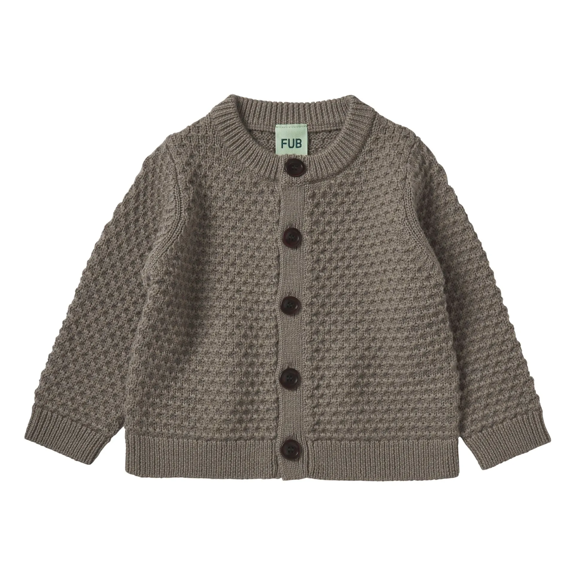 Fub Hazel Baby Merino Wool Structure Cardigan