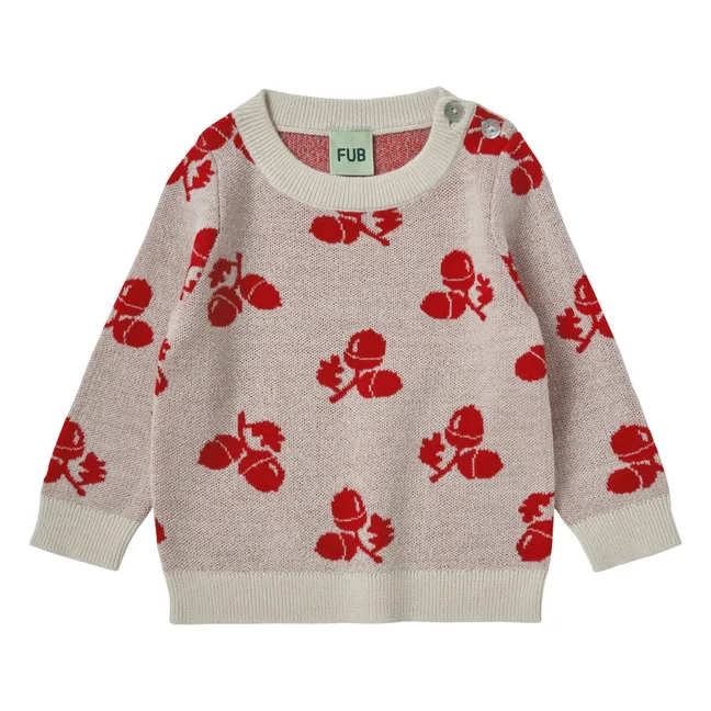 Suéter de lana merino para bebé de Acorn Fine Knit | Crudo
