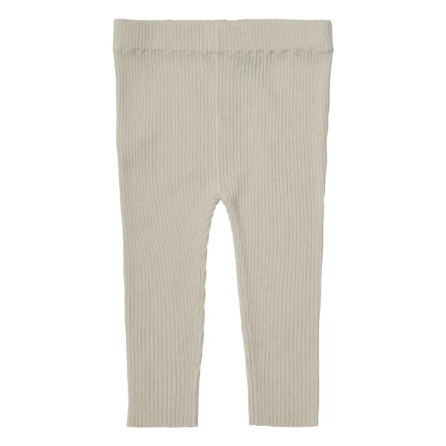 Slimfit Legging Punto Extrafino Lana Merino | Crudo