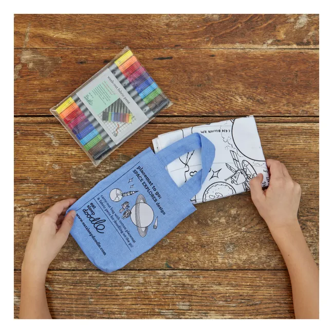"Space" Coloring Placemat