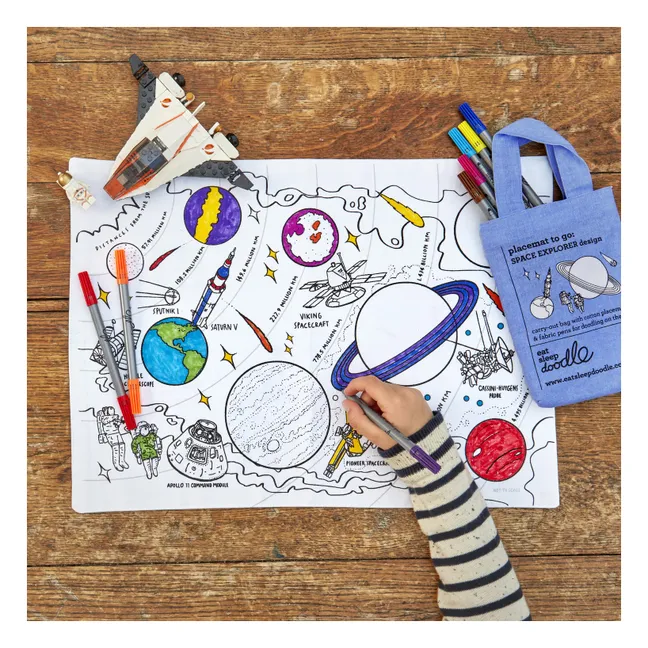 "Space" Coloring Placemat