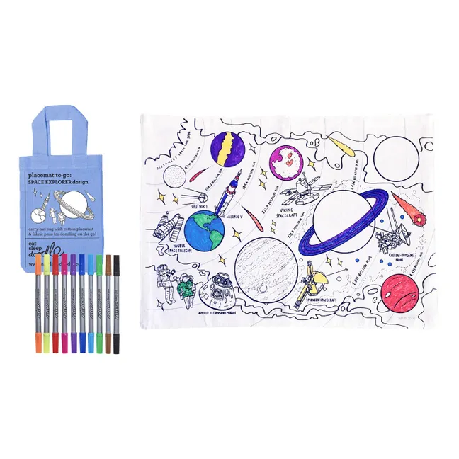 "Space" Coloring Placemat