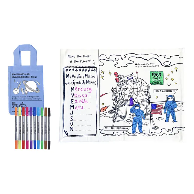 "Space" Coloring Placemat