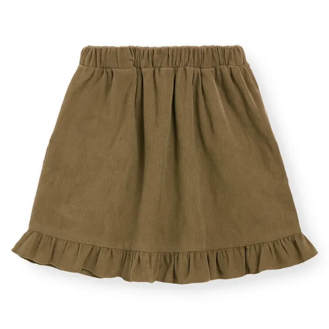 Jupe Volants Dolly | Vert kaki