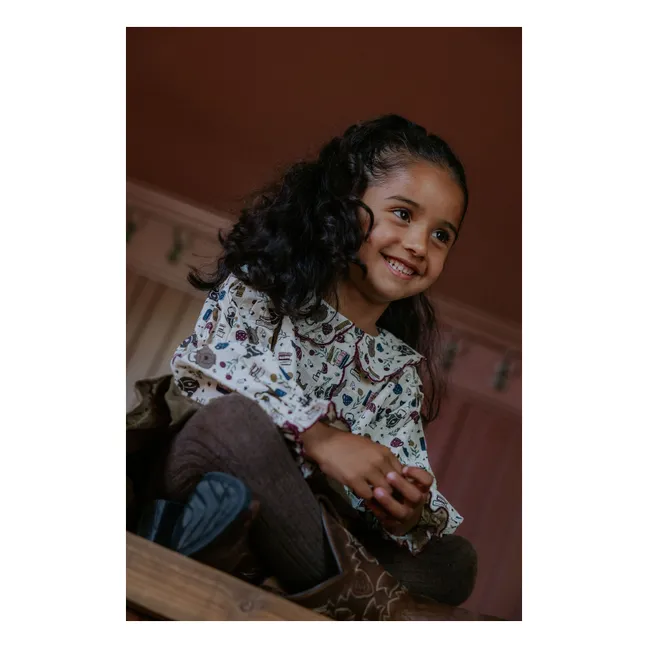 Jupe Volants Dolly | Vert kaki