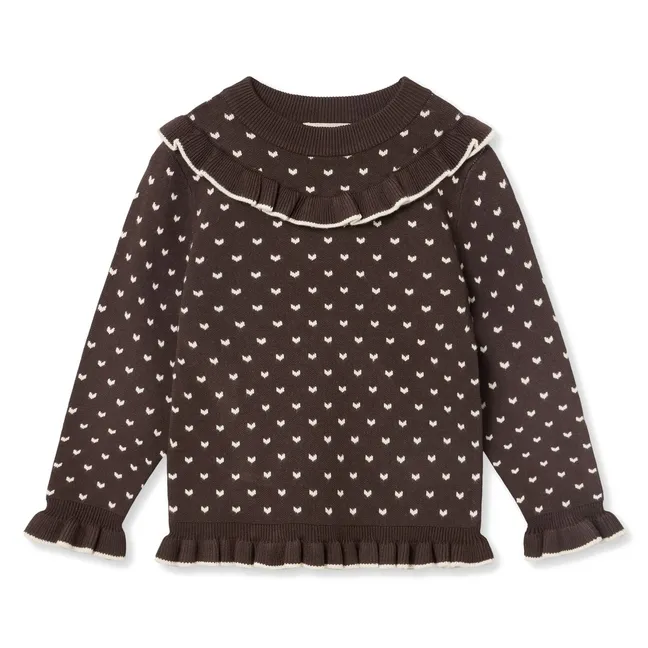 Pull Fame Pois | Marron