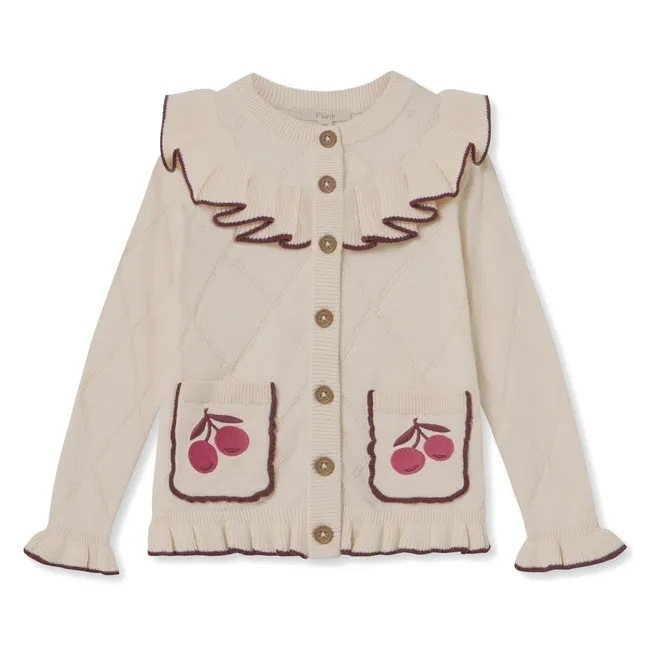 Gilet Volants Nova Coton Bio | Ecru