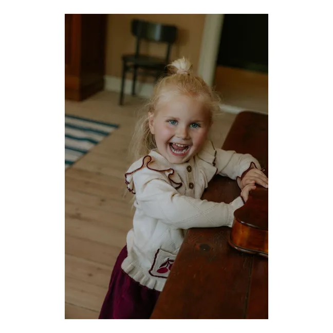 Gilet Volants Nova Coton Bio | Ecru