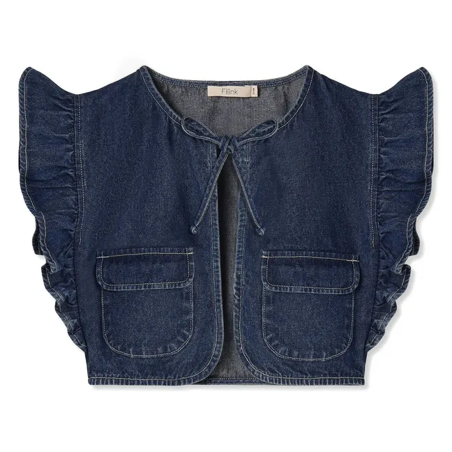 Veste Sans Manches Don Denim | Bleu foncé