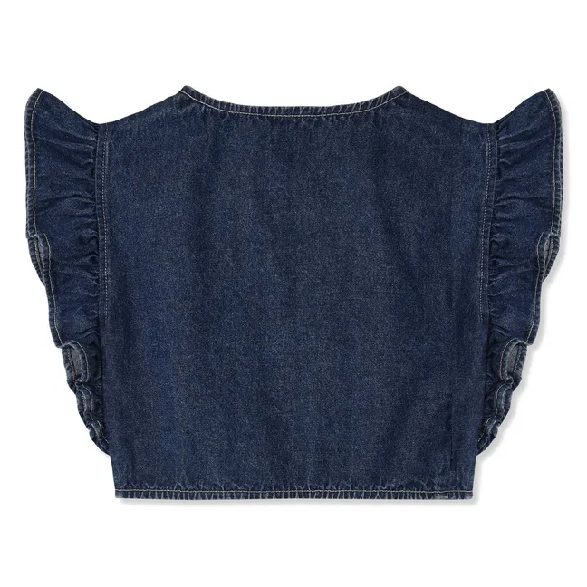 Veste Sans Manches Don Denim | Bleu foncé