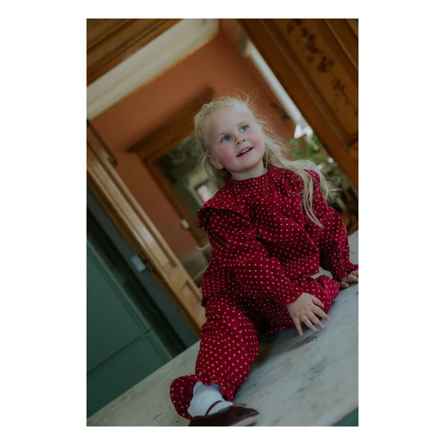 Blouse Dolly Pois | Rouge