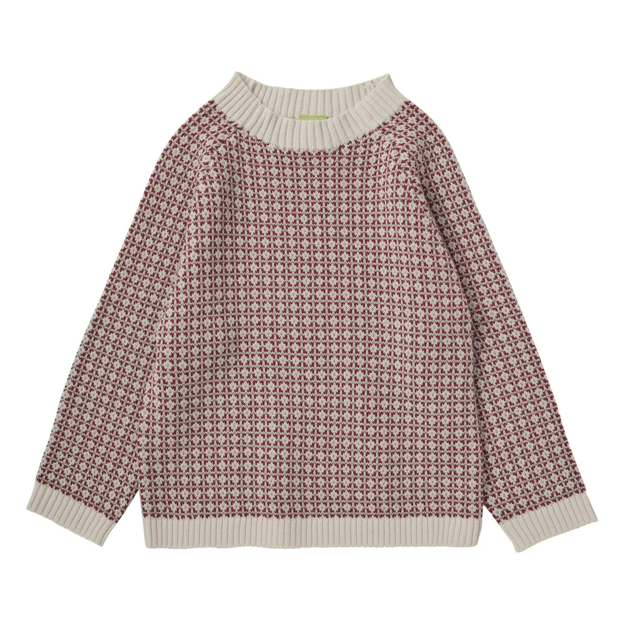 Fub Clay Nordic Merino Wool Sweater