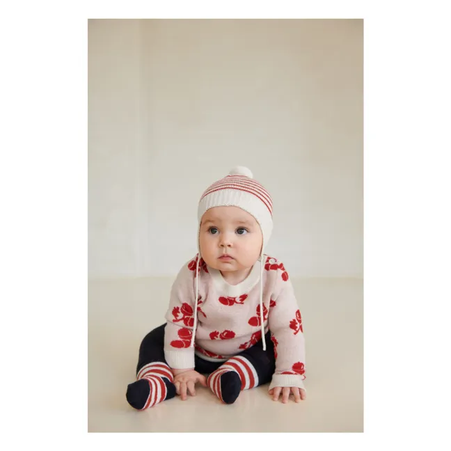 Suéter de lana merino para bebé de Acorn Fine Knit | Crudo
