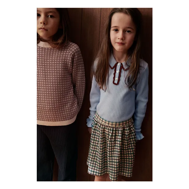 Jersey de lana merina nórdica | Arcilla