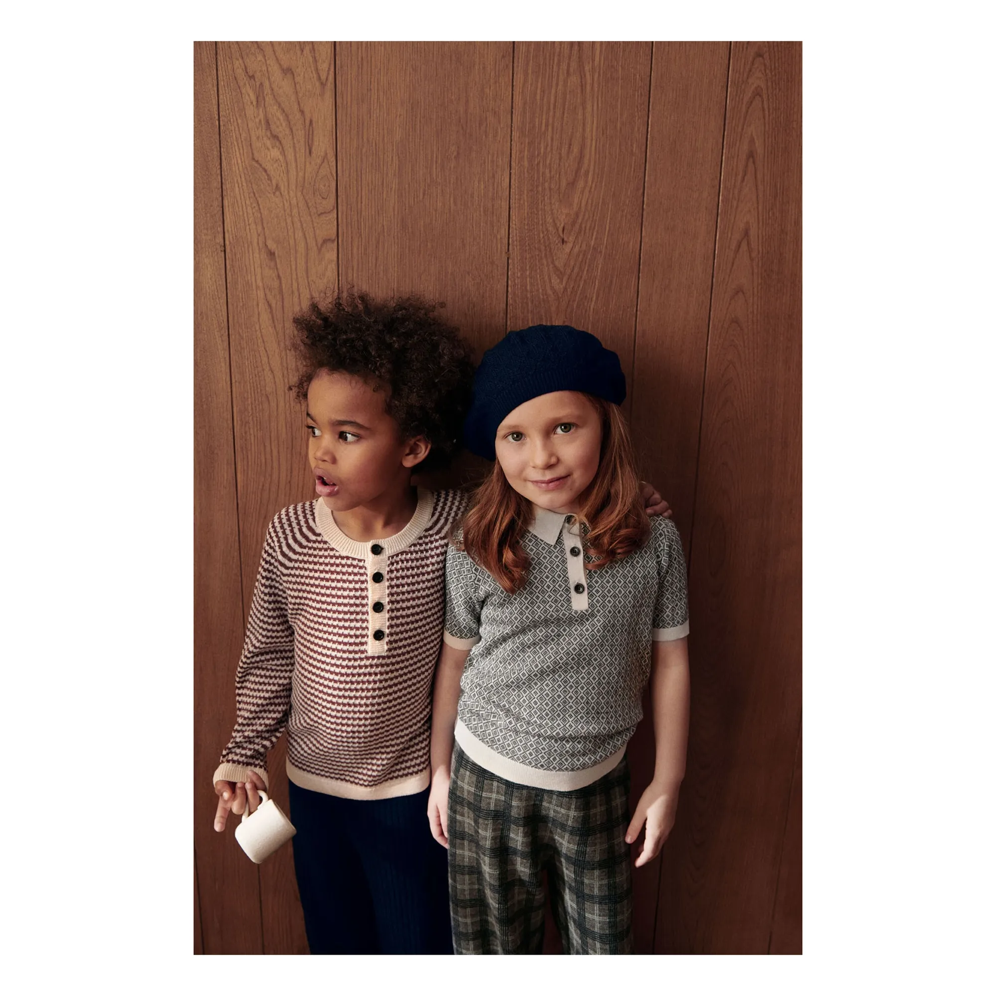 Polo Maille Extra Fine Laine Mérinos | Bleu marine- Image produit n°2