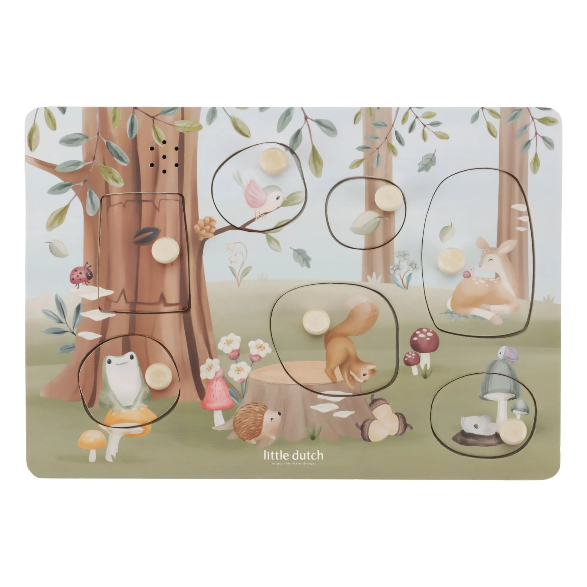 Little Dutch - Puzzle sonore en bois FSC - Forest Friends (Little Dutch) - Couverture