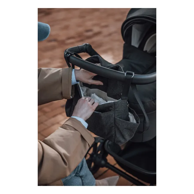 Sac pour poussette On-the-go | Gris anthracite