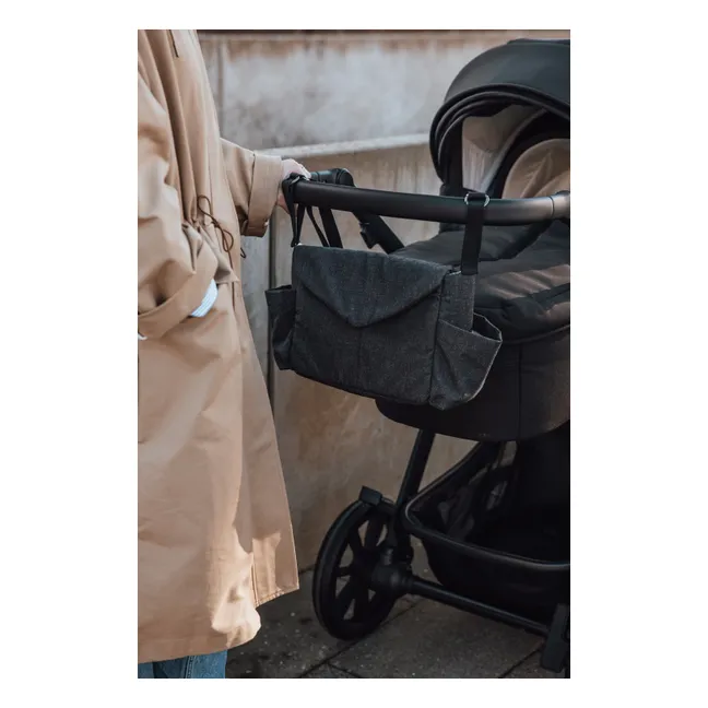Sac pour poussette On-the-go | Gris anthracite