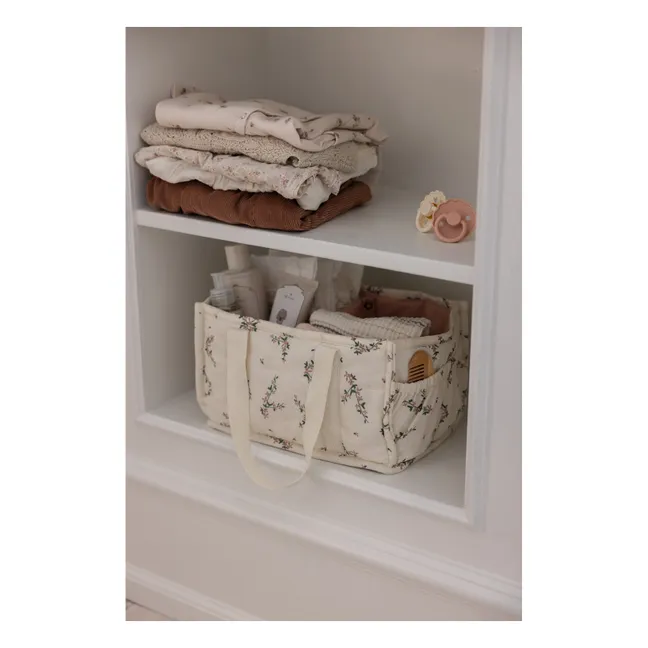 Panier de rangement pour lange | Ecru