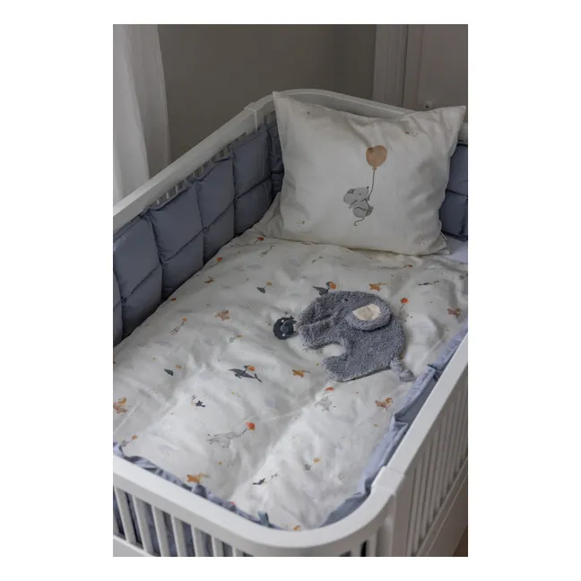 Tour de lit | Bleu gris