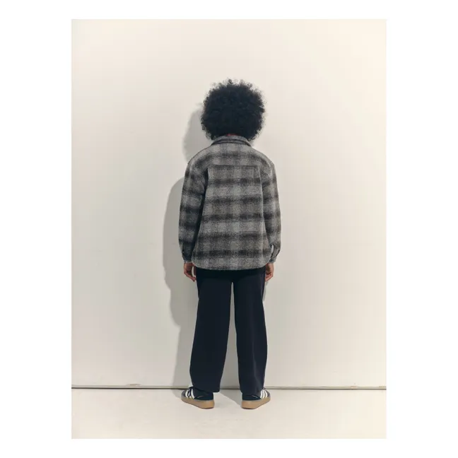 Pantalon Large Elastiqué Coton Bio | Marron