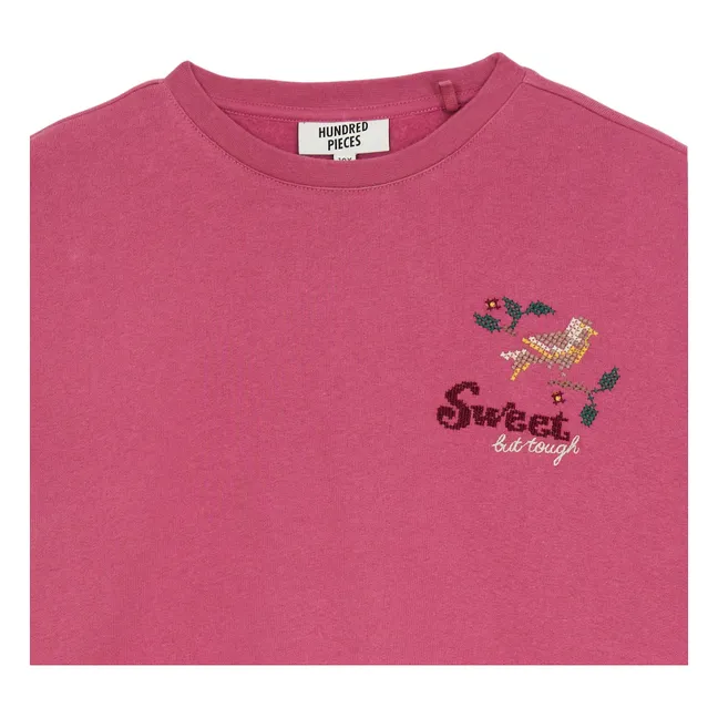 Robe Briona Oiseaux | Vieux Rose