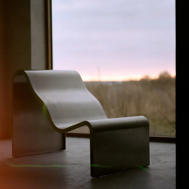 Banc Dream View 60cm, Lise Vester | Acier
