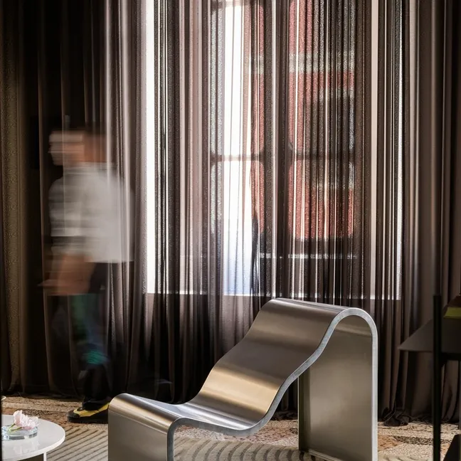 Banc Dream View 60cm, Lise Vester | Acier