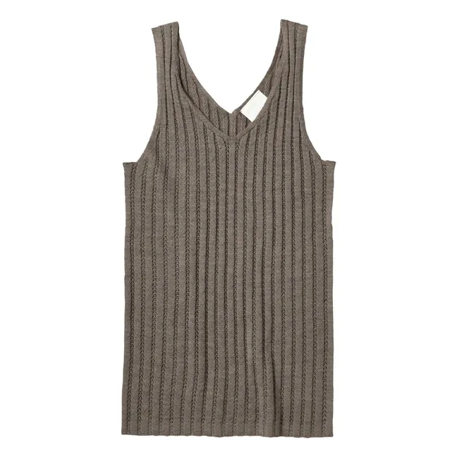 Maglione in lana merino a maglia fine - Collezione Donna | Nocciola