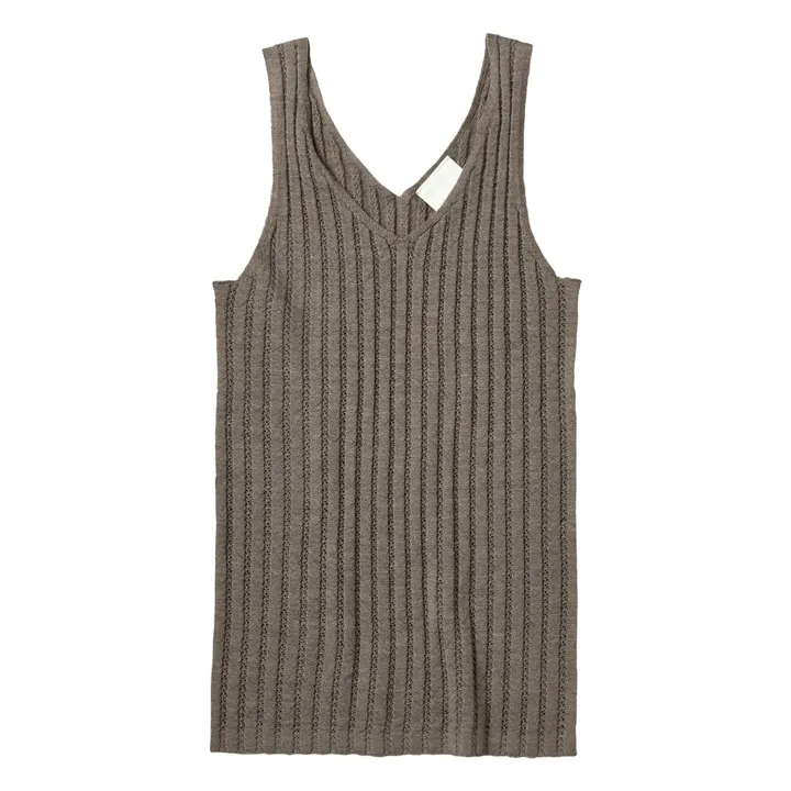 Pull Maille Fine Laine Mérinos  - Collection Femme | Noisette- Image produit n°0