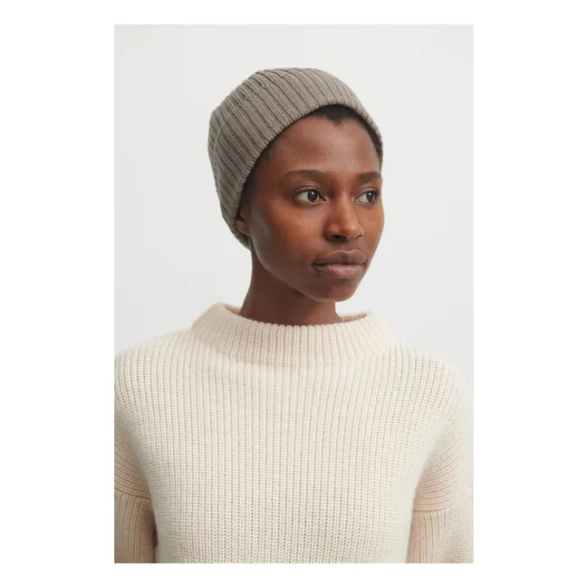 Gorro de lana - Colección Mujer | Beige