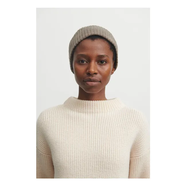 Gorro de lana - Colección Mujer | Beige
