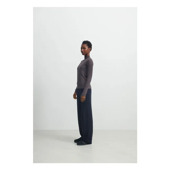Pantaloni in lana merino - Collezione donna | Blu marino