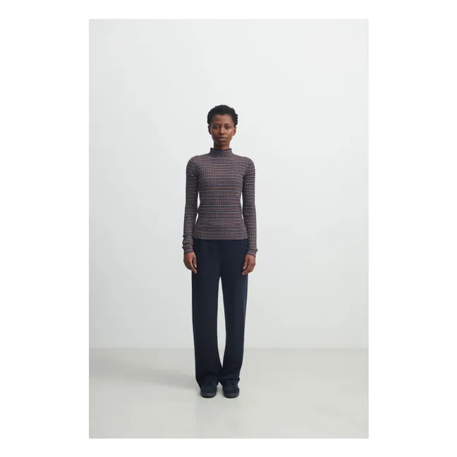 Pantaloni in lana merino - Collezione donna | Blu marino